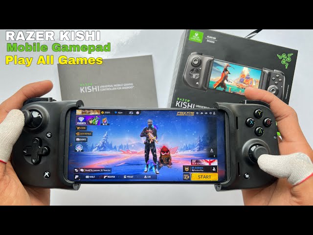 Razer Kishi Universal Mobile Gaming Controller Unboxing And Gaming class=
