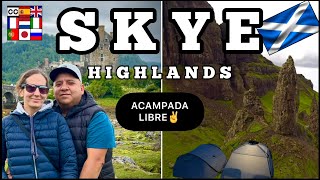 What to see and do on SKYE island in 2 days. Wild camping. Vlog 4. Road trip Scotland