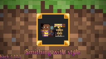 Trophy Minecraft ( Smithing with style ) back ( 17 )