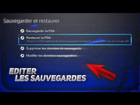 Vidéo: Comment Modifier Les Sauvegardes