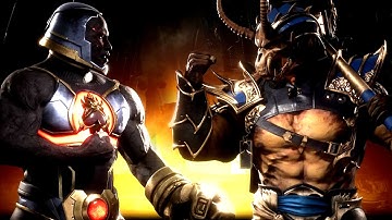Darkseid vs Shao Kahn (Hardest AI CPU) - Mortal Kombat 11