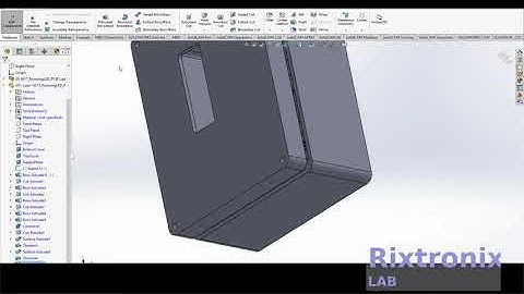 Designing 4017 555 Running LED Case Solidworks Pt16