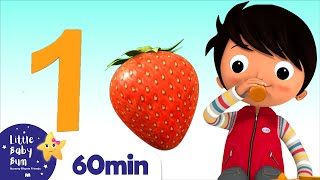 learn to count number 1 song more nursery rhymes and kids songs little baby bum