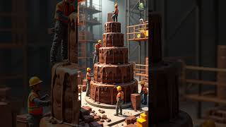 Chocolate Drip Cake | Chocolate Cake | Cartoon Video | Ai Video |Fantasy video| Fairy Glow Forest