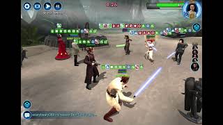 3v3 GAC - Queen Amidala/MQG/POW vs Rey/Ben/Luminara cron