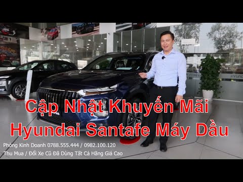 Cập Nhật Khuyến Mãi, Bảng Giá Lăn Bánh Xe Hyundai Santafe 2020 2021 Máy Dầu Mới Nhất Mua Trả Góp