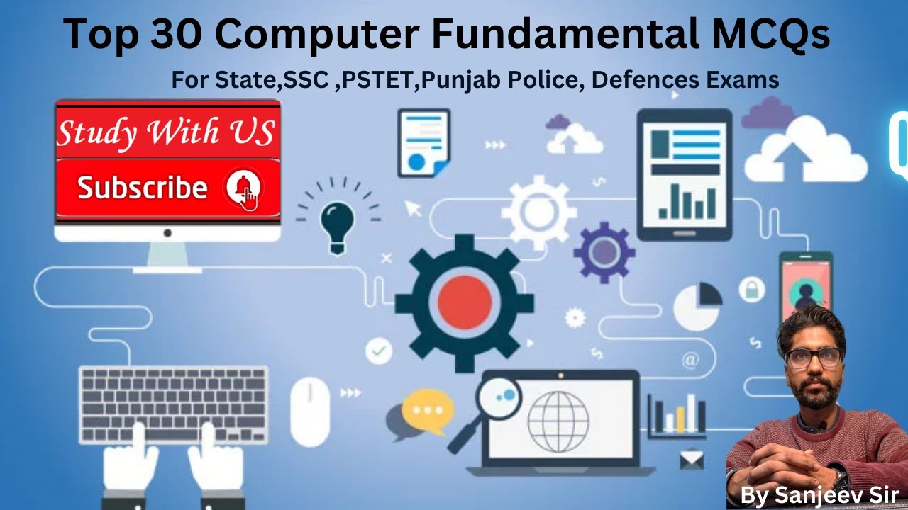 TOP 30 MCQS on Computer Science IMP. For PSTET, PUNJAB POLICE ,SSC, and ...