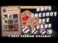 Rats oneshot zvz gank  giveaway premium  albion online