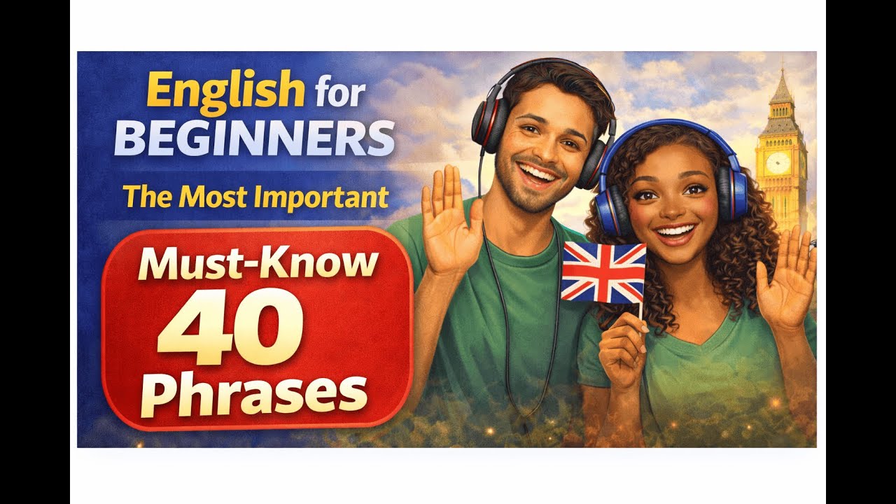 40 English Phrases You MUST Know as a Beginner (Start Speaking Today)