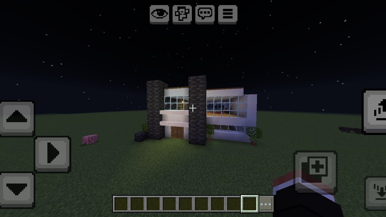 Ensinando a fazer casa moderna no minecraft