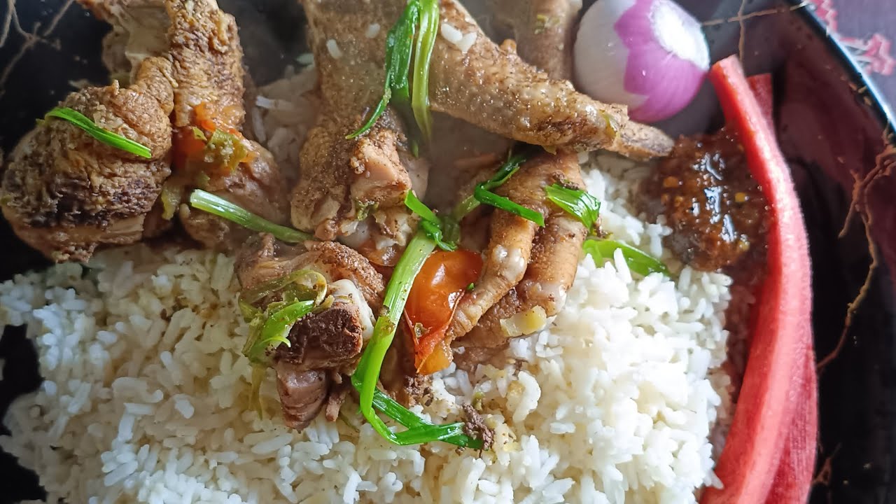 Delicious chicken curry Naga style 