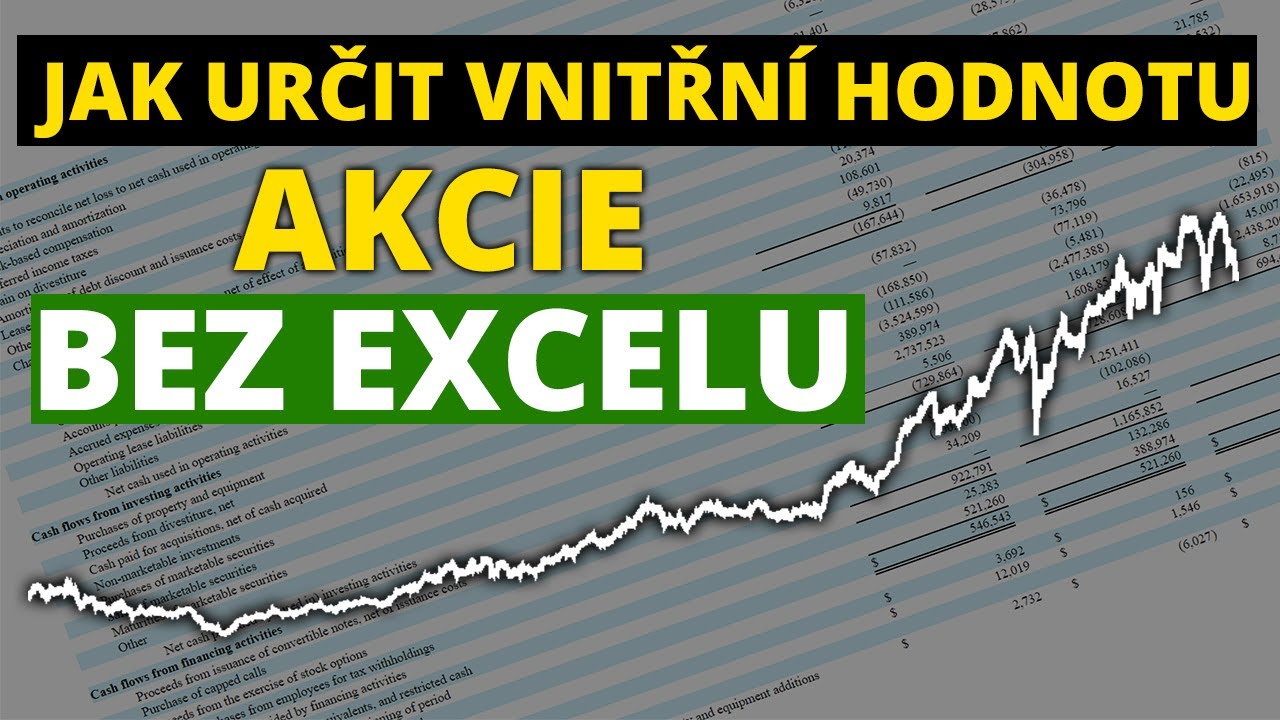 Jak určit vnitřní hodnotu akcie bez Excelu