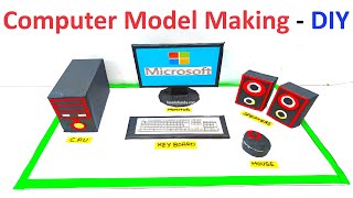 computer model making using cardboard for science exhibition - simple and easy steps | howtofunda