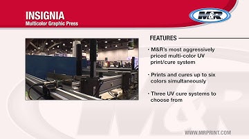 M&R Insignia Multicolor Graphics Screen Printing Press | Dave Roper Ltd