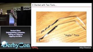 Deviant Ollam -- Distinguishing Lockpicks: Raking vs Lifting vs Jiggling and More