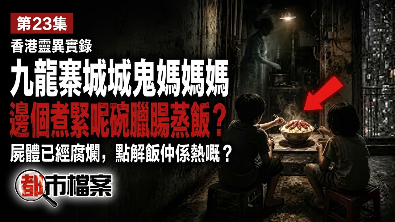 第23集｜香港靈異事件｜九龍寨城禁忌：三不管地帶的「鬼媽媽」 腐爛屍首旁的臘腸蒸飯 揭開城寨最駭人聽聞的靈異檔案｜都市檔案｜粵語廣東話