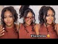 Flawless | Kinky Straight 360 wig|  super fine HD lace &amp; clean bleached hairline wig OMGHERHAIR