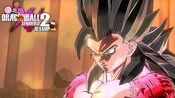 DBS Super Hero Gohan with Super Saiyan 4 Beast Form in Xenoverse 2! Transformable to SSJ3 & SSJ5