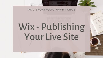 Publishing Your Wix ePortfolio