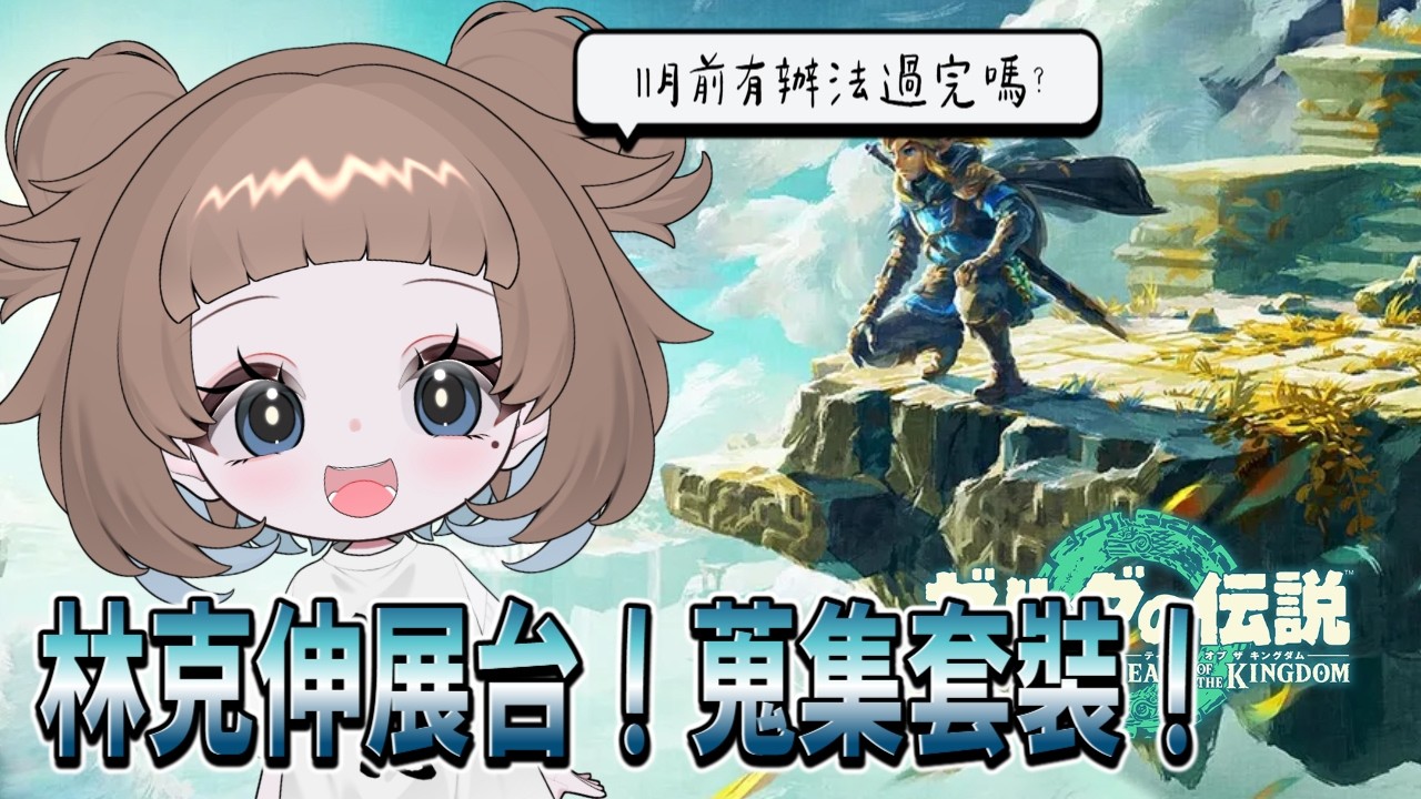 【 薩爾達傳說王國之淚¦ゼルダの伝説 ティアーズオブザキングダム 】林克伸展台、今天來蒐集套裝