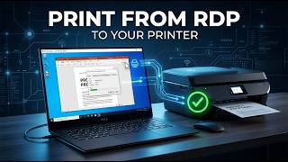 How to Print from Remote Desktop to Local Printer (RDP Redirection Fix)