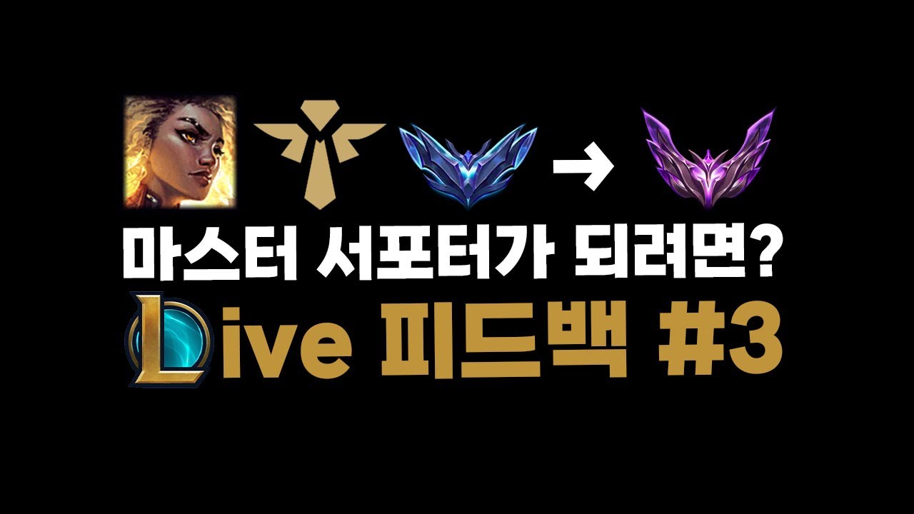 '이것'을 알면 서포터로 마스터 가능합니다.