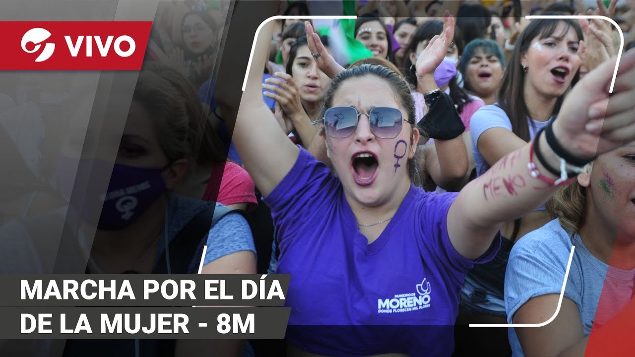 EN VIVO | Marchas por el 8M Día de la Mujer en el centro de la Ciudad ...