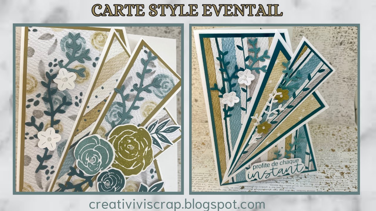 🌼CARTE STYLE EVENTAIL🌼