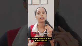 Can we do AZ104 directly or AZ900 required?