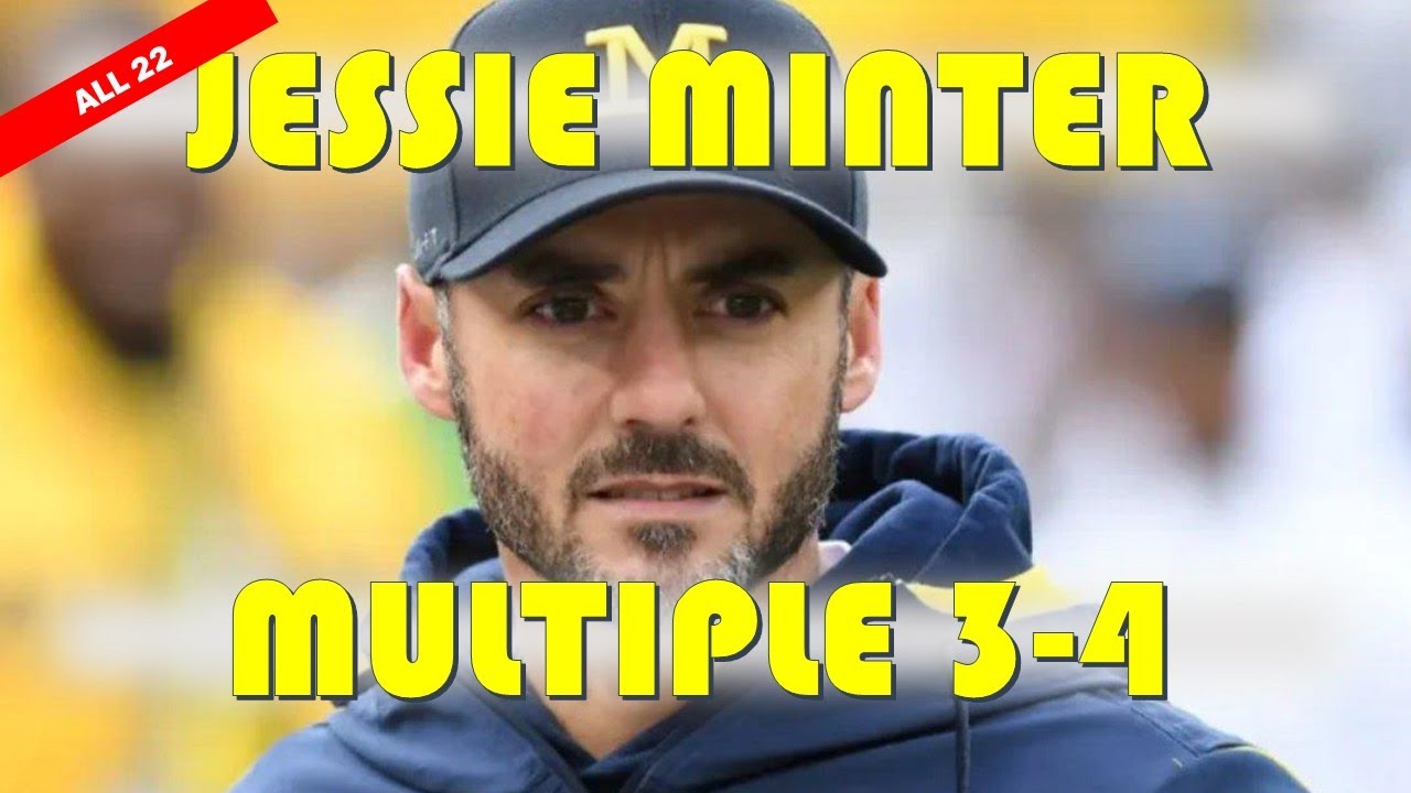 College Football 25 | Jessie Minter Multiple 3-4 | Preview | All-22 vs Alabama in Rose Bowl 2024