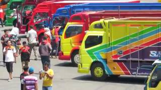Kontes Akbar Modifikasi Truk Indonesia View dari Atas   Stadion Maguwoharjo Sleman Yogyakarta