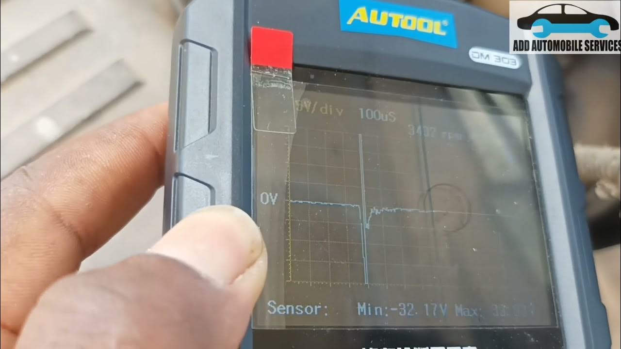 Testing ignition coil signal with Autool DM303 YouTube