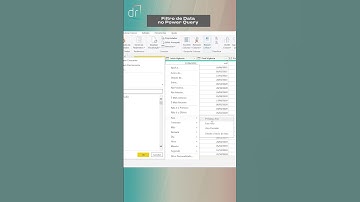 Filtro de DATA no POWER QUERY #shorts