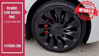 Best All in One Rim Protector for Model 3 Uberturbine Rims, #EVOOOR, #TESLA