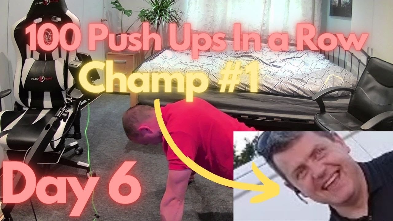 100 Push Ups In a Row Challenge "Day 6" - YouTube