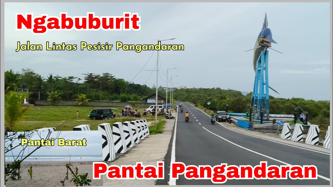 Ngabuburit di Pantai Pangandaran | Jalan Lintas Pesisir Pangandaran