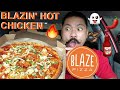 NEW Blazin&#39; Hot Chicken Pizza at Blaze Pizza | Franks RedHot Sauce, Ghost pepper meatballs oh my!