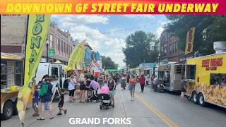 Downtown Grand Forks Street Fair Is Underway