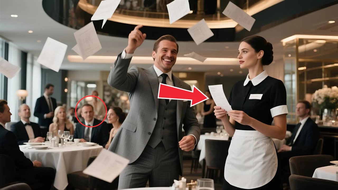 Millionaire Refused to Pay the Bill—Until the Waitress’s Clever Move Made Him Regret It All