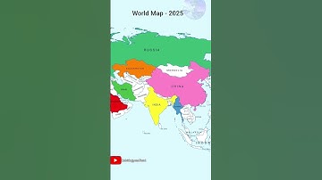 World Map in 2025 #mapping #maps #asiacountry #globalmap #worldmap  #rohitrajputofficial #ytshorts