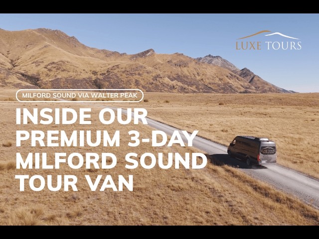 Inside our Premium 3-Day Milford Sound Tour Van