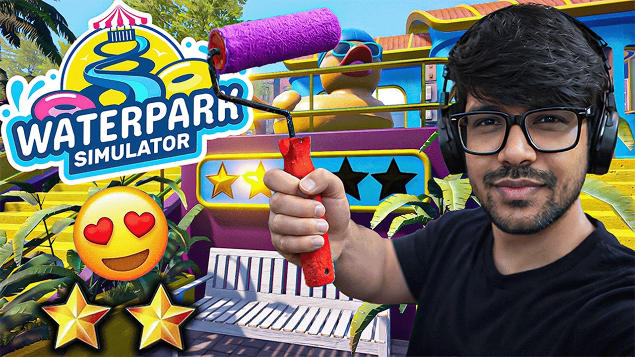 I Built the CRAZIEST Water Park Ever! | Waterpark Simulator Live #WaterParkSimulator #SimulatorGames