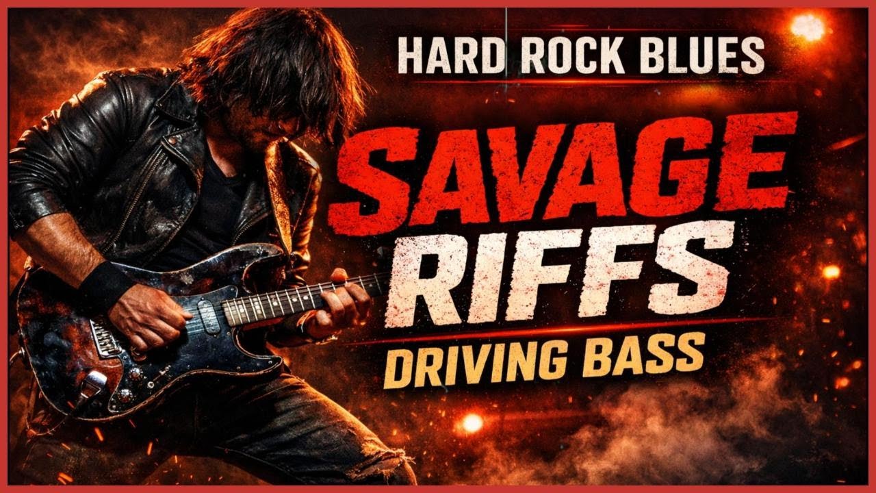 Hard Rock Blues | Savage Riffs & Driving Bass
