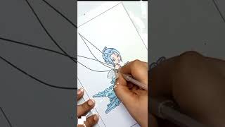 Coloring Disney Fairy Periwinkle | Tinkerbell