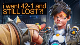 This Tracer went 42-1 and STILL LOST! 🤣 | Overwatch 2