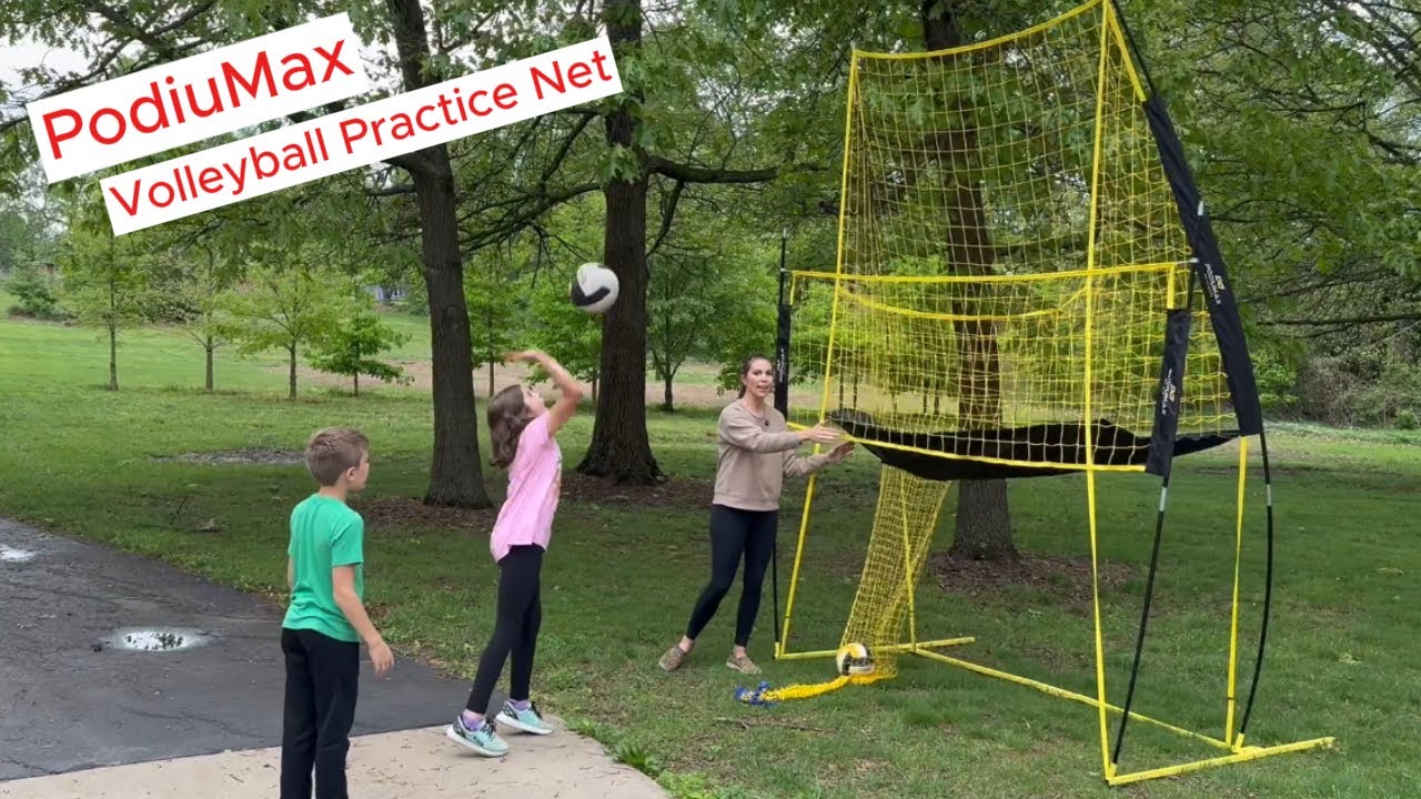 PodiuMax Volleyball Practice Net  Adjustable Height Equipment #training  #ServePractice #volleyball