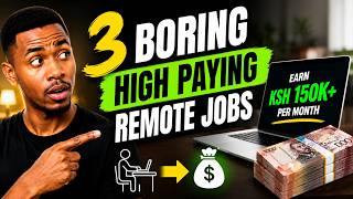 3 Boring High Paying Remote Jobs (They're Hiring Right Now)