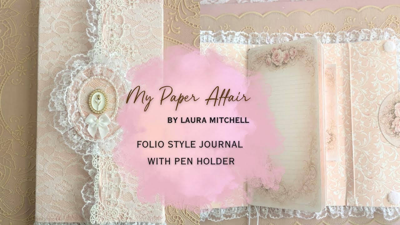Folio Style Journal With Pen Holder
