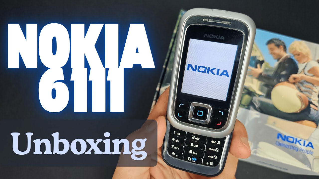 Nokia 6111 Pour Pièces – Problème Son, Coque Batterie Incluse, à Réparer