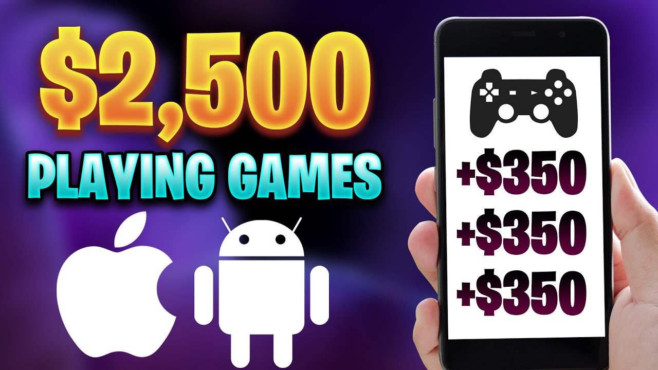 Make $2,500 Playing Games For FREE From Your Phone (Make Money Online 2021)